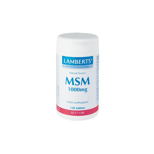 Comprar MSM 1000 MG 120 COMP LAMBERTS online - Farmacia Coliseum