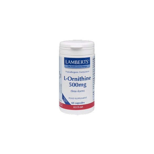 Comprar online ORNITINA 500 MG 60 CAP LAMBERTS - Farmacia Coliseum