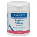 Comprar online TAURINA 500 MG 60 CAP LAMBERTS - Farmacia Coliseum