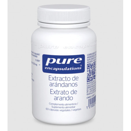 Comprar online ARANDANOS EXT 60 CAP PURE ENCAPSULATIONS - Farmacia Coliseum