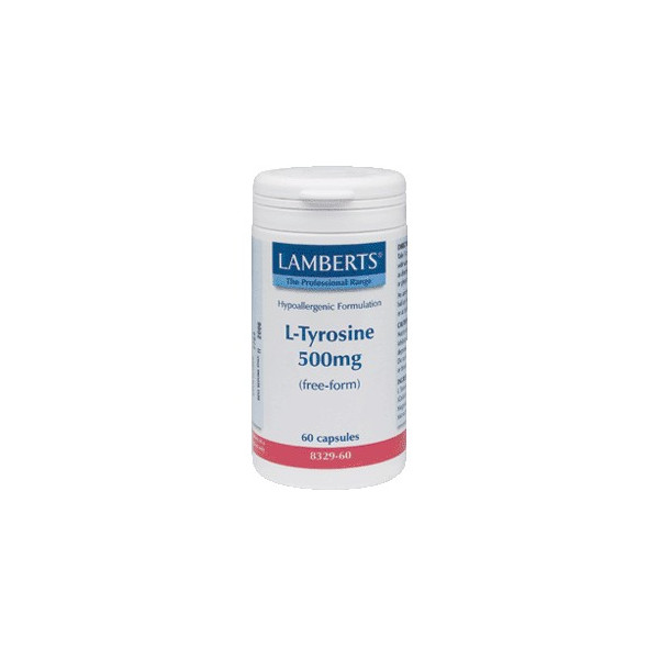 Comprar TIROSINA 500 MG 60 CAP LAMBERTS online - Farmacia Coliseum