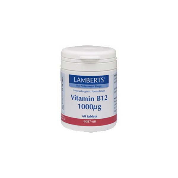 Comprar online VITAMINA B-12 1000 MCG 60 COMP LAMBERTS - Coliseum