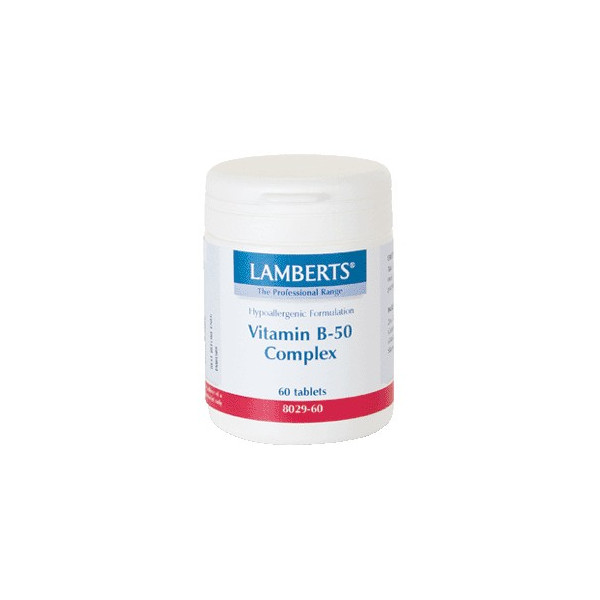 Comprar VITAMINA B-50 60 COMP LAMBERTS online - Farmacia Coliseum
