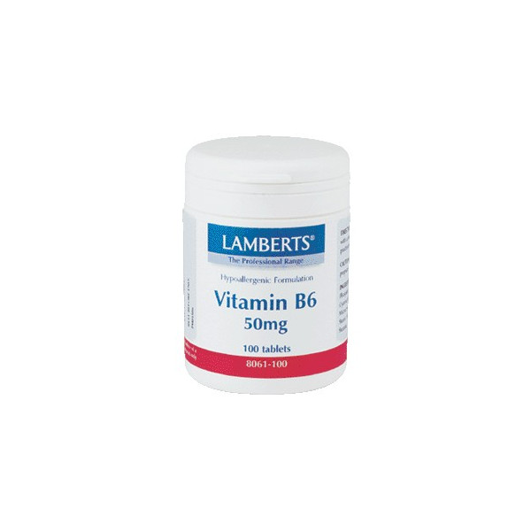 Comprar online VITAMINA B-6 50 MG 100 COMP LAMBERTS - Coliseum