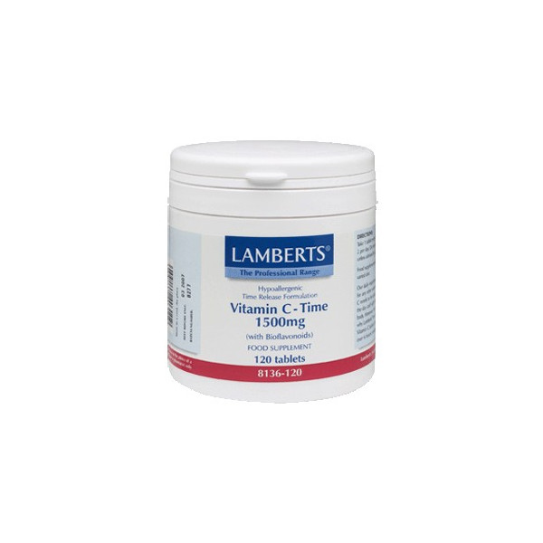 Comprar VITAMINA C 1500 MG RETARD BIOFLAVONOIDES 120 COMP LAMBERTS