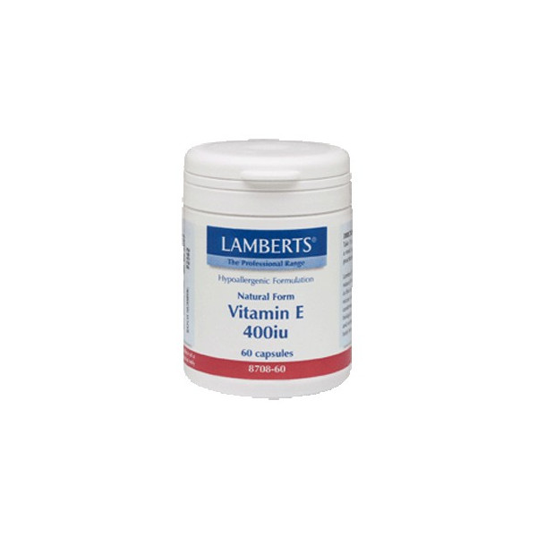 Comprar VITAMINA E NATURAL 400 UI 60 CAP LAMBERTS online - Coliseum