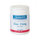 Comprar ZINC CITRATO 15 MG 90 COMP LAMBERTS online - Coliseum