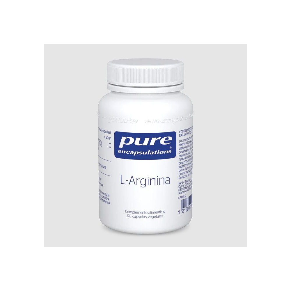 Comprar online ARGININA 60 CAP PURE ENCAPSULATIONS - Farmacia Coliseum