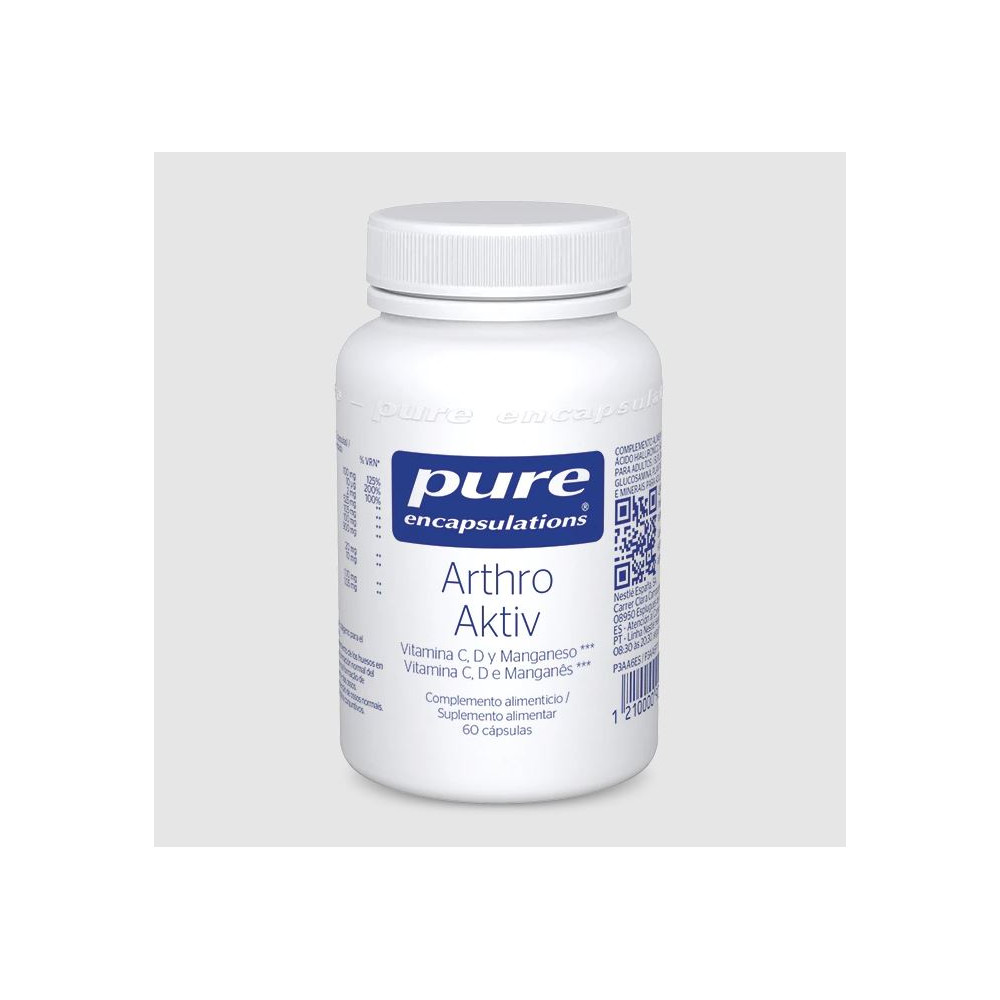 Comprar online ARTHRO AKTIV 60 CAP PURE ENCAPSULATIONS - Farmacia Coliseum