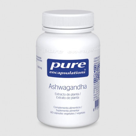 Comprar ASHWAGANDHA 60 CAP PURE ENCAPSULATIONS - Farmacia Coliseum