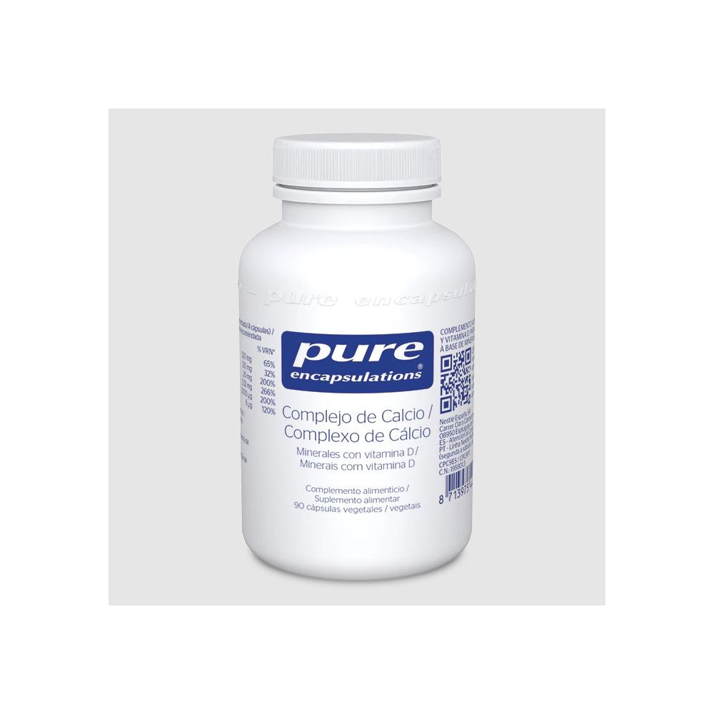 Comprar online CALCIO COMPLEJO 90 CAP PURE ENCAPSULATIONS - Farmacia Coliseum