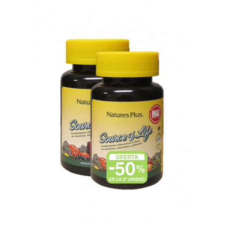 Comprar SOURCE OF LIFE PACK PROMO NATURE'S PLUS Farmacia Coliseum