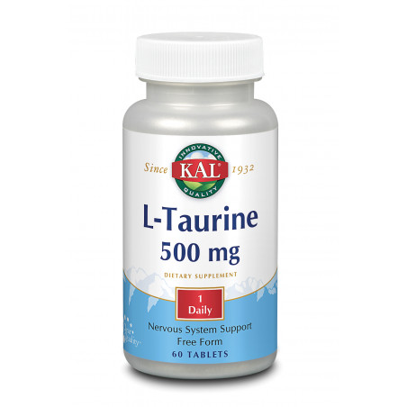 Comprar L-TAURINA 500 MG 60 CAP KAL online - Farmacia Coliseum