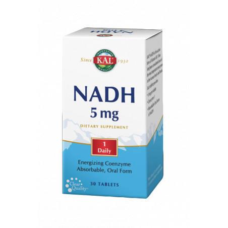 Comprar online NADH 5 MG 30 COMP KAL - Farmacia Coliseum