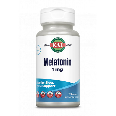 Comprar MELATONINA 1 MG 120 COMP KAL online - Farmacia Coliseum