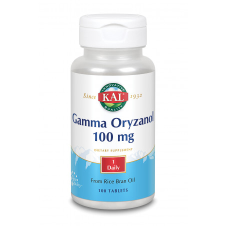 Comprar online GAMMA ORYZANOL 100MG 100 COMP KAL SOLARAY - Coliseum