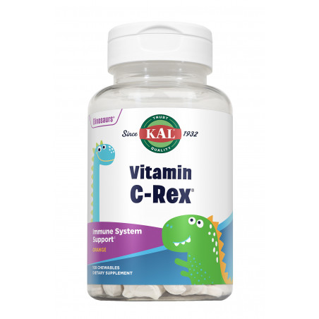 Comprar online VITAMINA C REX 100MG 100 COMP MAST. DINOSAURUS KAL