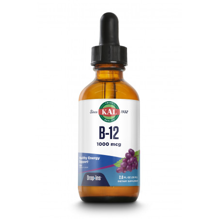 Comprar VITAMINA B-12 1000 MCG/5 GOTAS 53 CC KAL SOLARAY online