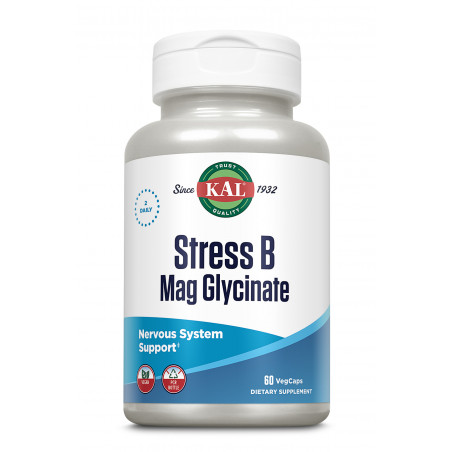 Comprar online STRESS B MAG GLYCINATE 60 VEGCAPS KAL SOLARAY