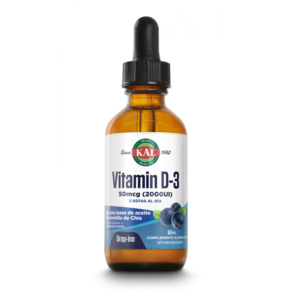 Comprar online VITAMINA D-3 2000 UI 53 CC KAL SOLARAY - Coliseum