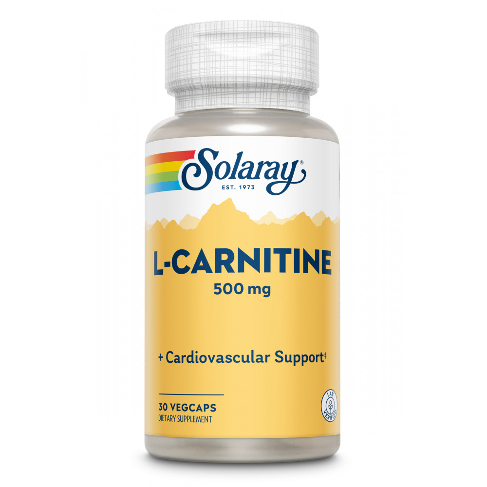 Comprar online CARNITINA 500 MG 30 CAP SOLARAY - Farmacia Coliseum