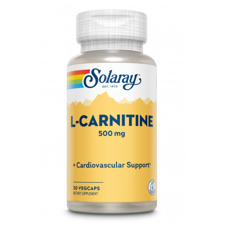 Comprar online CARNITINA 500 MG 30 CAP SOLARAY - Farmacia Coliseum