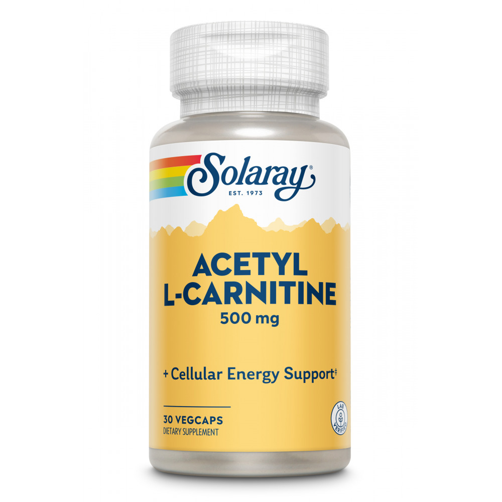 Comprar ACETIL L CARNITINA 500 MG 30 CAP SOLARAY online - Coliseum