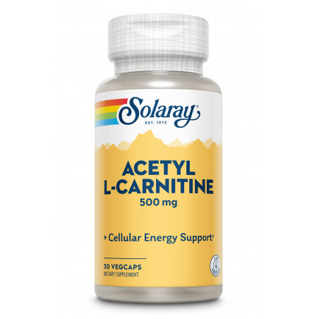 Comprar ACETIL L CARNITINA 500 MG 30 CAP SOLARAY online - Coliseum