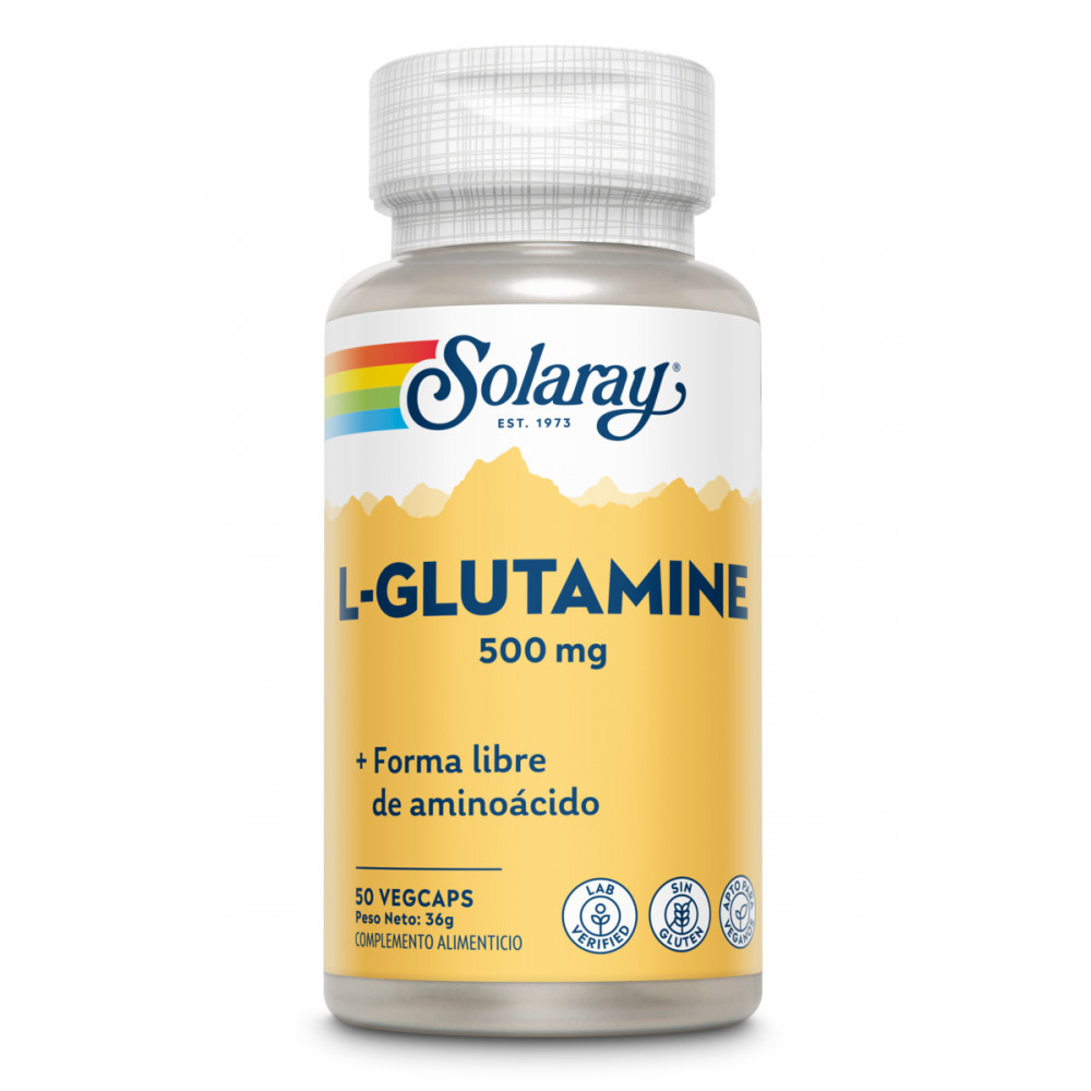 Comprar online GLUTAMINA 500 MG 50 CAP SOLARAY - Farmacia Coliseum
