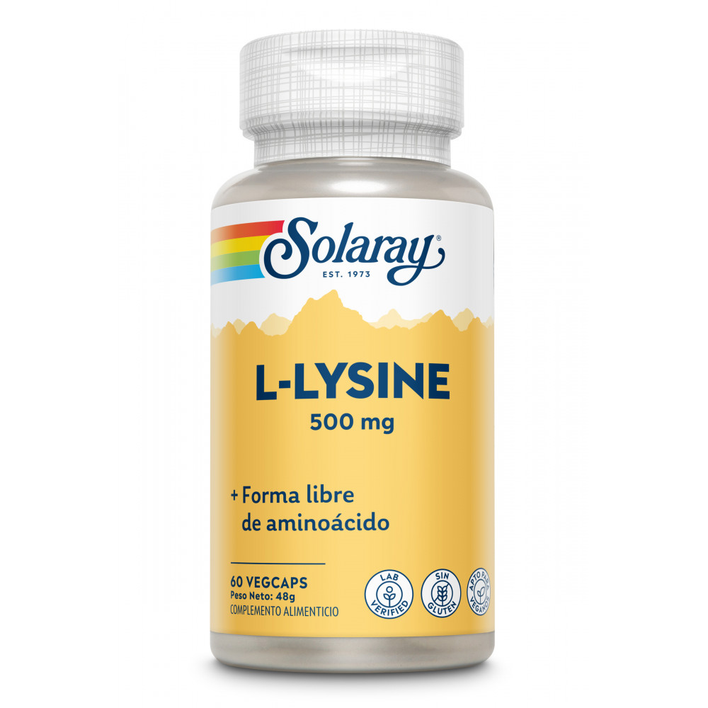Comprar LISINA 500 MG 60 CAP SOLARAY online - Farmacia Coliseum