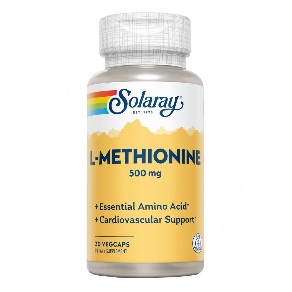 Comprar METIONINA 500 MG 30 CAP SOLARAY online - Farmacia Coliseum