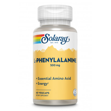 Comprar FENILALANINA 500 MG 60 CAP SOLARAY online - Farmacia Coliseum