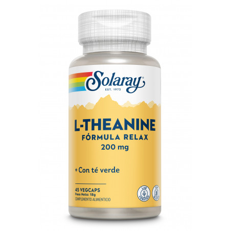Comprar online TEANINA 200 MG 45 CAP SOLARAY - Farmacia Coliseum