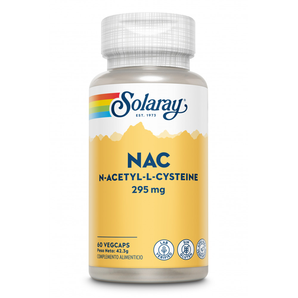 Comprar NAC 295MG 60 CAPSULAS SOLARAY online - Farmacia Coliseum