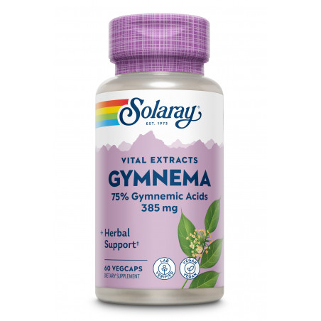 Comprar GYMNEMA 385 MG 60 CAP SOLARAY online - Farmacia Coliseum