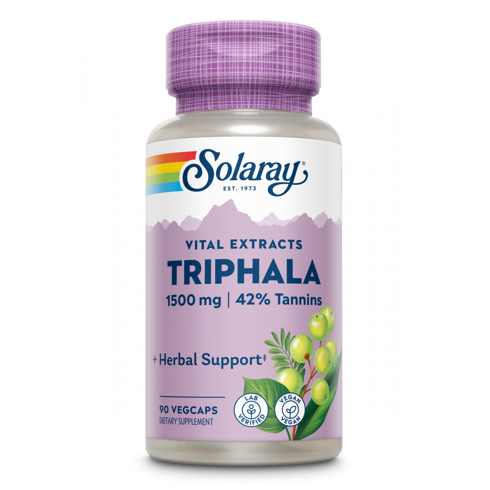 Comprar TRIPHALA 500 MG 90 CAP SOLARAY online - Farmacia Coliseum