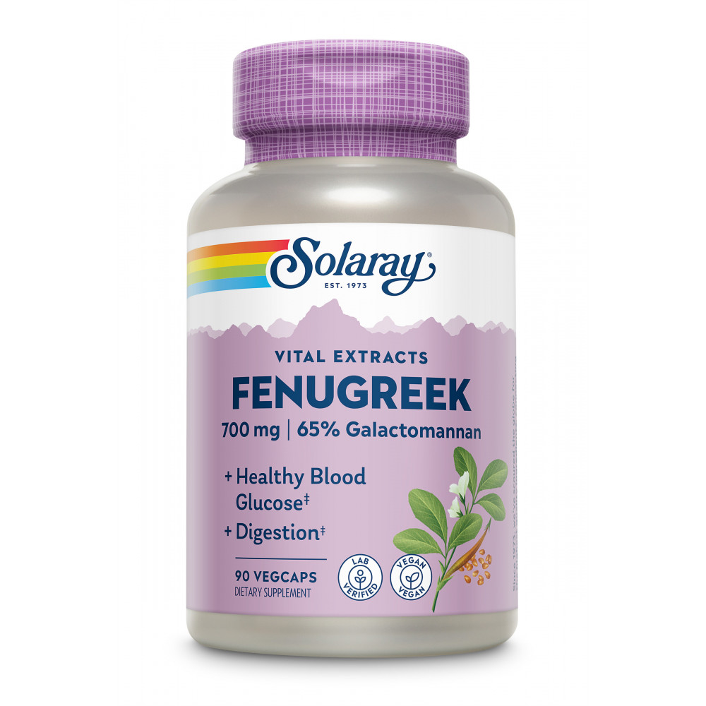 Comprar online FENUGREEK (FENOGRECO) 350 MG 90 VEGCAPS SOLARAY