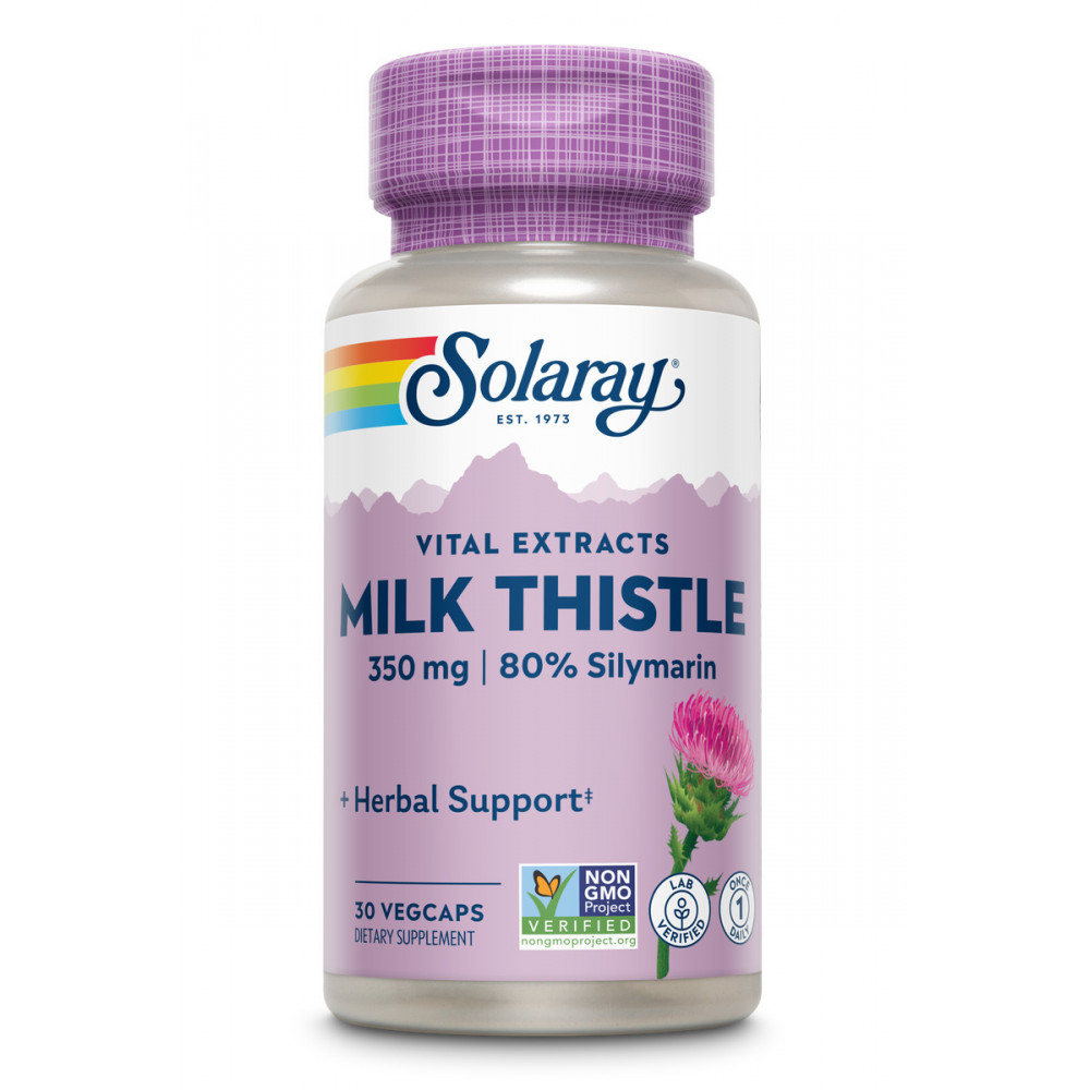 Comprar online CARDO MARIANO (MILK THISTLE) 1 AL DIA 30 CAP SOLARAY