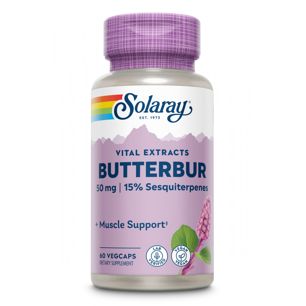 Comprar BUTTERBUR (PETASITA) 50MG 60 VEGCAPS SOLARAY online