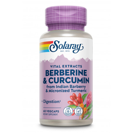 Comprar BERBERIN CURCUMINA 600MG 60 CAP VEG SOLARAY online