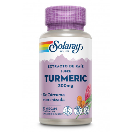Comprar online SUPER TURMERIC 30 VCAPS SOLARAY - Farmacia Coliseum