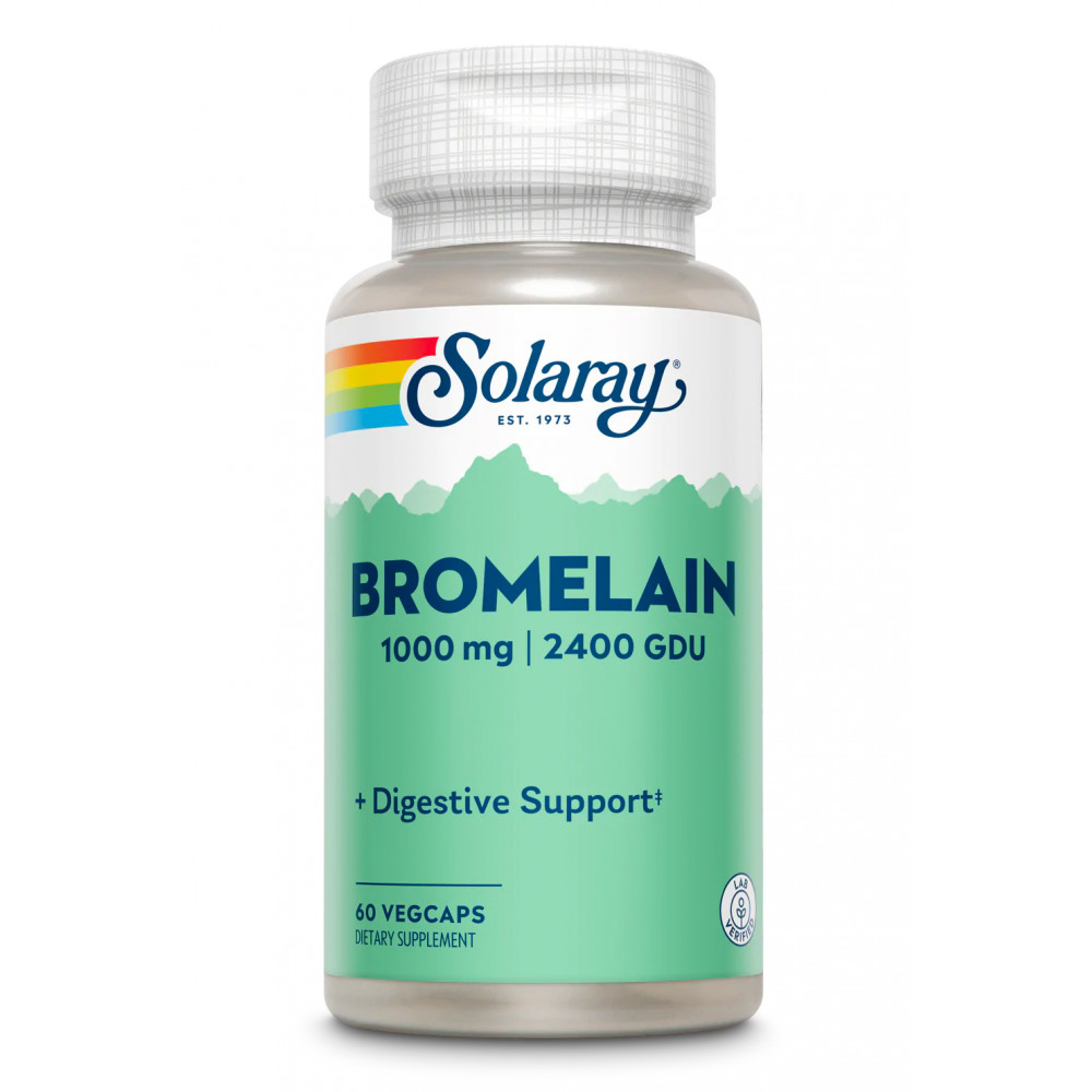 Comprar online BROMELAIN 60 CAP SOLARAY - Farmacia Coliseum