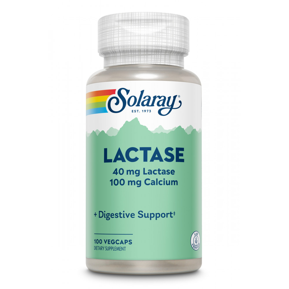 Comprar LACTASA 40MG (4000FCC) 100 CAP VEG SOLARAY online - Coliseum