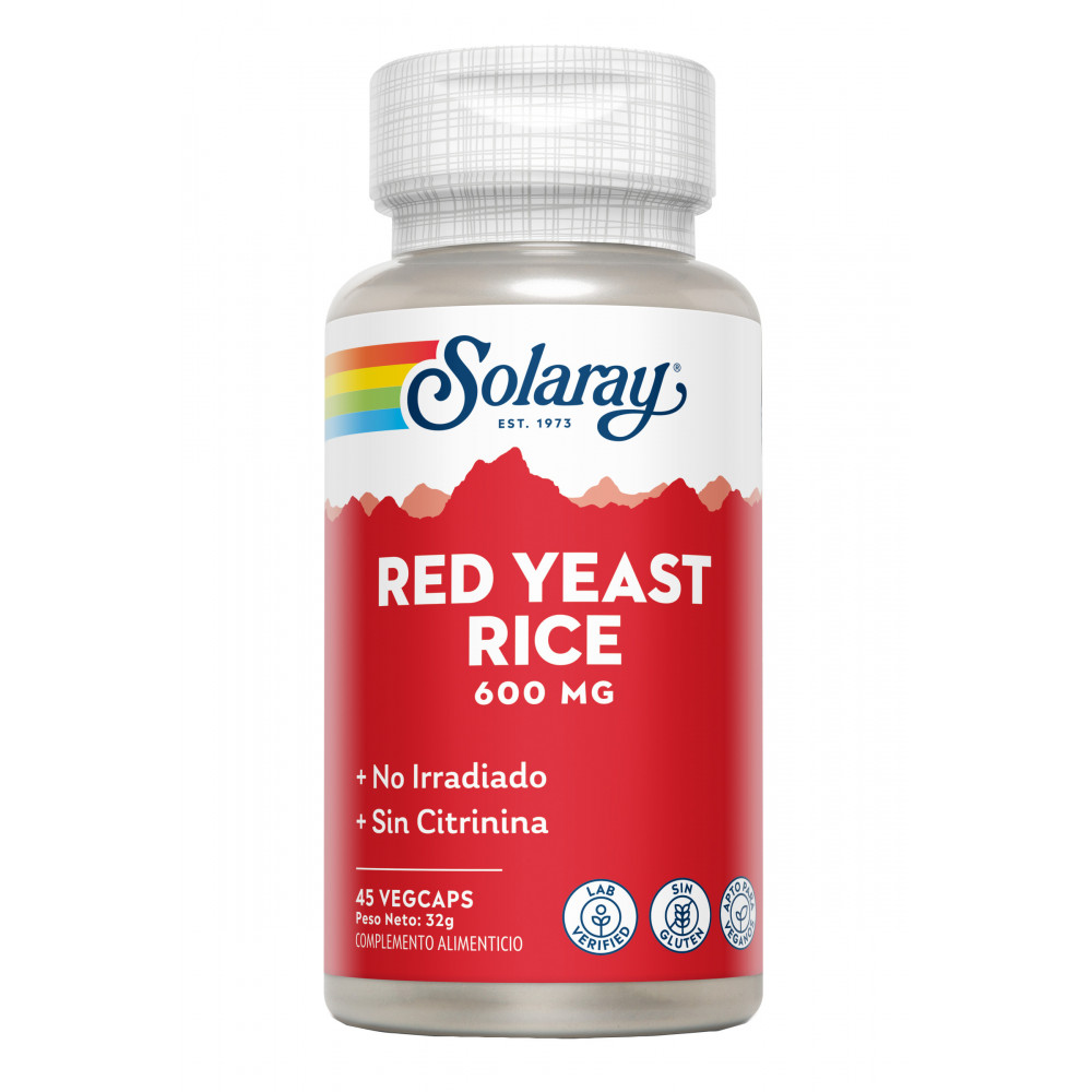 Comprar RED YEAST RICE 45 CAP SOLARAY online - Farmacia Coliseum