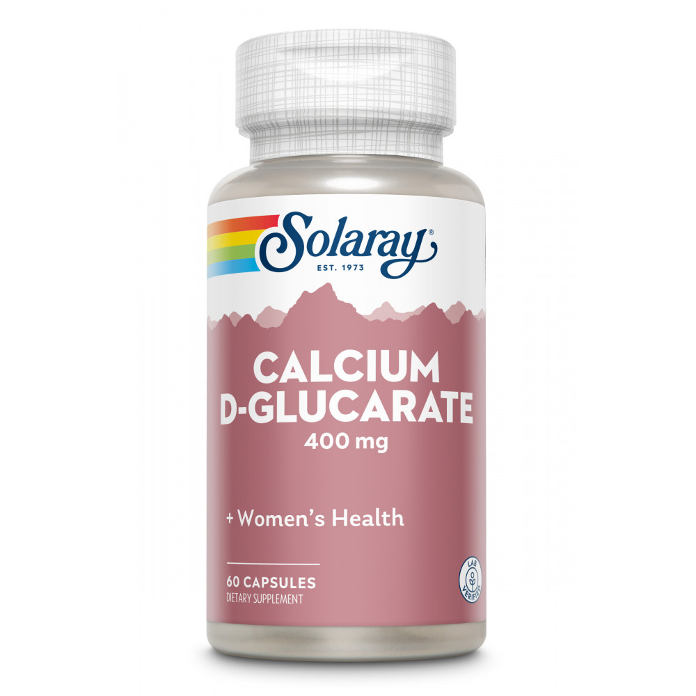 Comprar online D-GLUCARATO CALCIO 400 MG 60 CAP SOLARAY - Coliseum
