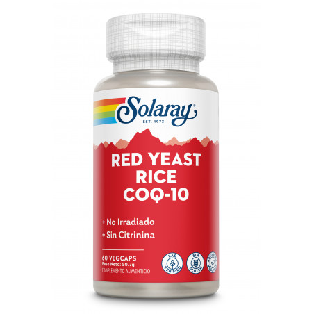 Comprar online RED YEAST RICE PLUS COQ 10 60 CAP.SOLARAY - Coliseum