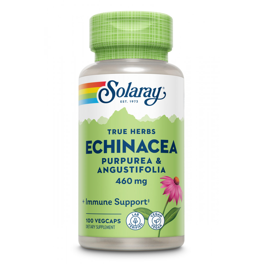 Comprar ECHINACEA PURPUREA/ANGUSTIFOLIA 460 MG 100 CAP SOLARAY online