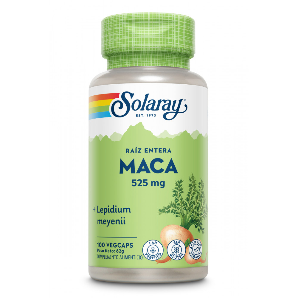 Comprar MACA 525 MG 100 CAP SOLARAY online - Farmacia Coliseum