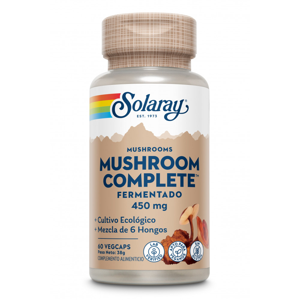 Comprar MUSHROOM COMPLETE (REISHI SHITAKE MAITAKE) 60 CAP SOLARAY