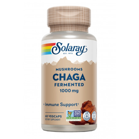 Comprar CHAGA 500 MG 60 VEGCAPS SOLARAY online - Farmacia Coliseum